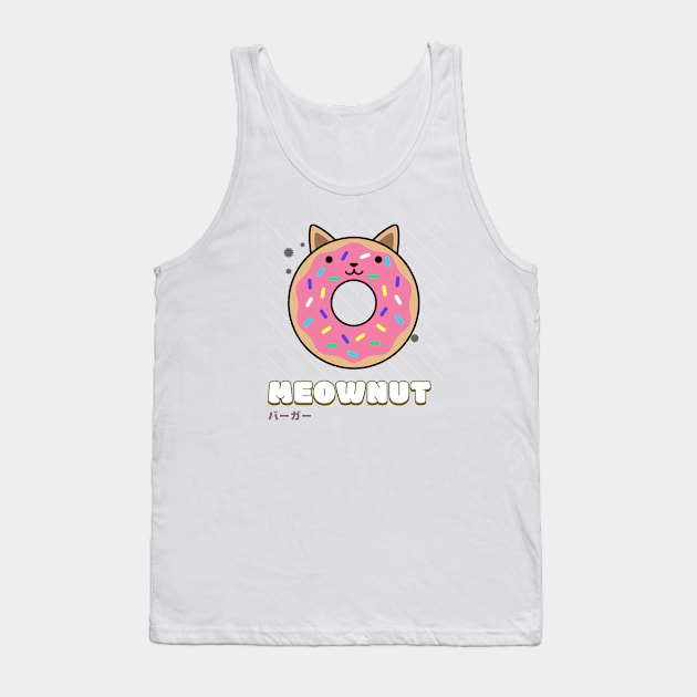 Meownut - Cats and Donuts Tank Top by cheesefries